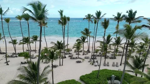 Punta Cana, Bavaro Beach Stock Footage 303182763