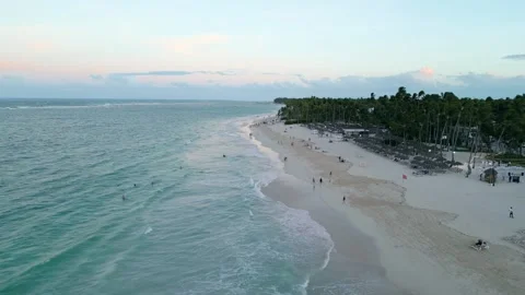 Punta Cana, Bavaro Beach Stock Footage 303182768