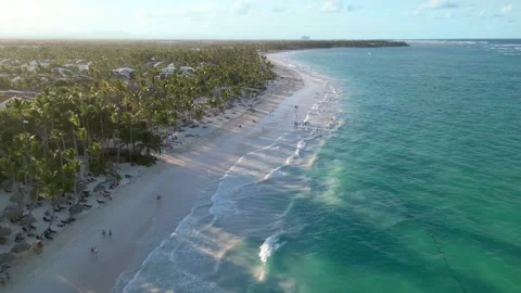 Punta Cana, Bavaro Beach Stock Footage 303182769