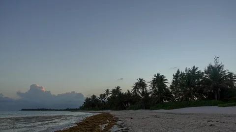 Punta Cana Beach Sunset 2 Stock Footage 103553679