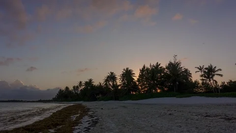 Punta Cana Beach Sunset Stock Footage 103553697