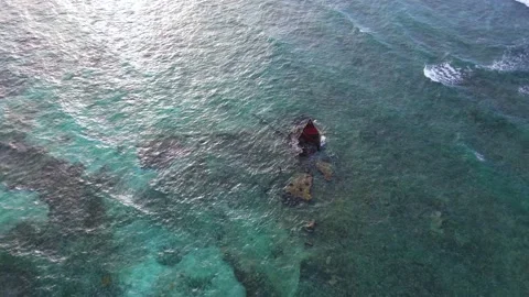 Punta Cana Shipwreck Stock Footage 208075690