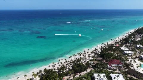 Punta Cana Skyline In Bavaro In Punta Cana Dominican Rep.. 库存影片 324106888