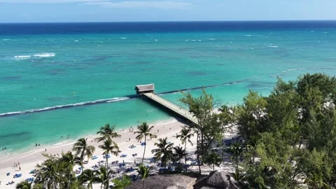 Punta Cana Skyline In Bavaro In Punta Cana Dominican Rep.. Vídeo Stock 324107129