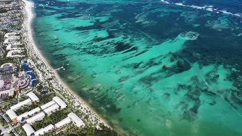 Punta Cana Skyline In Bavaro In Punta Cana Dominican Rep.. Vídeo Stock 324107270