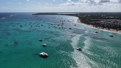 Punta Cana Skyline In Bavaro In Punta Cana Dominican Rep.. 库存影片 324110652
