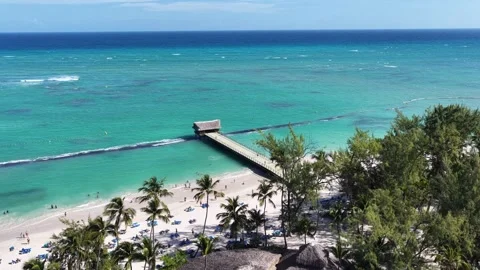 Punta Cana Skyline In Bavaro In Punta Cana Dominican Republic. Stock-Footage 341897605
