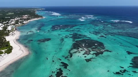 Punta Cana Skyline In Punta Cana In La Altagracia Dominican Rep.. Stock Footage 324107948