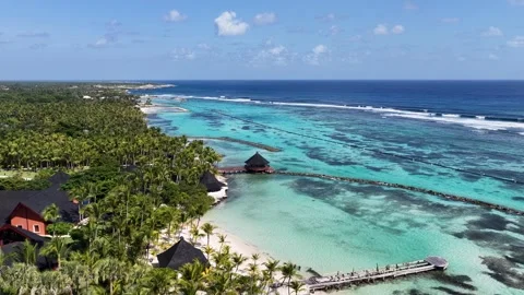 Punta Cana Skyline In Punta Cana In La Altagracia Dominican Rep.. 스톡 동영상 324112382