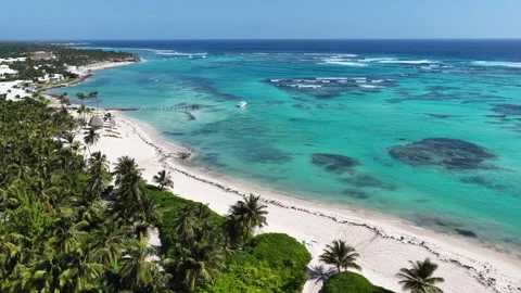 Punta Cana Skyline In Punta Cana In La Altagracia Dominican Rep.. Vídeo Stock 324116188