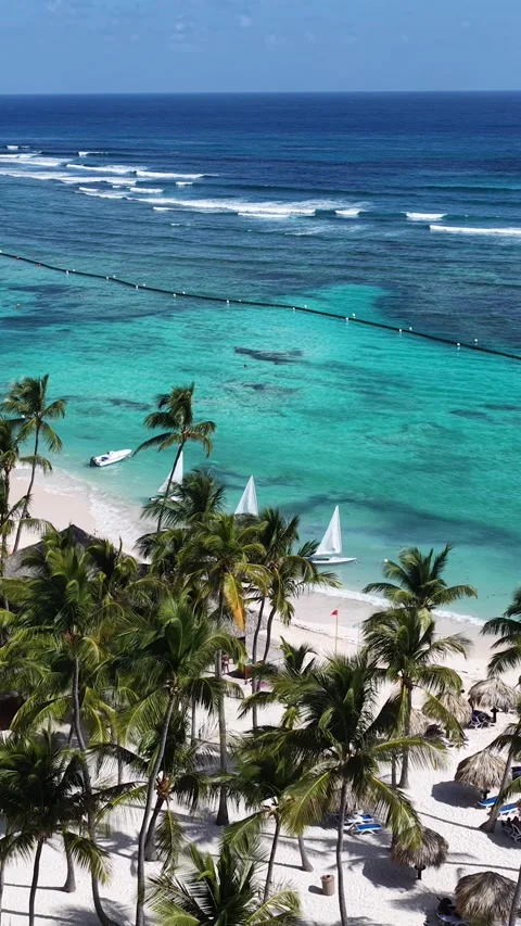 Punta Cana Skyline In Punta Cana In La Altagracia Dominican Rep.. 스톡 동영상 324867184