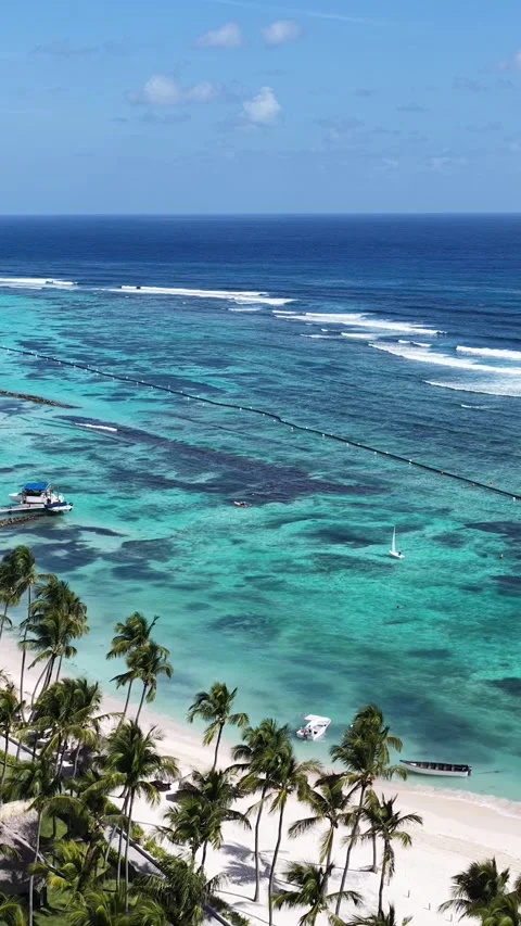 Punta Cana Skyline In Punta Cana In La Altagracia Dominican Rep.. Video stock 325199462