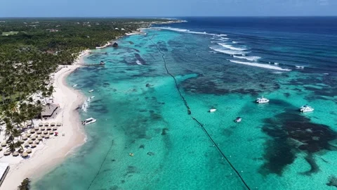Punta Cana Skyline In Punta Cana In La Altagracia Dominican Republic. Stock-Footage 341897734