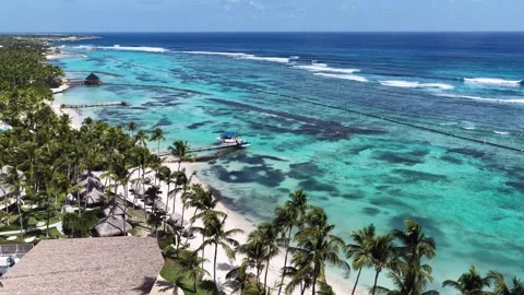 Punta Cana Skyline In Punta Cana In La Altagracia Dominican Republic. Stock-Footage 341898516