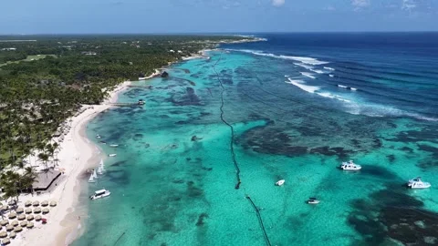 Punta Cana Skyline In Punta Cana In La Altagracia Dominican Republic. Stock-Footage 341899684