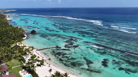 Punta Cana Skyline In Punta Cana In La Altagracia Dominican Republic. Stock-Footage 341900255