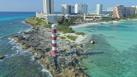 Punta Cancun headlight 動画素材 137213351