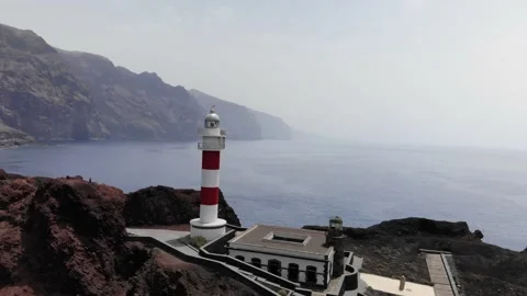 Punta de Teno. Faro de Teno. Tenerife. Drone. Aerial. Stock-Footage 159292853
