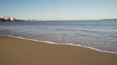Punta del Este beach. Uruguay. Vídeo Stock 117401874