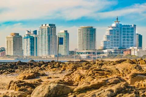Punta del Este Cityscape Stock-Fotos