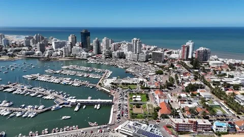 Punta del Este. Coastal City in Uruguay Stock Footage 341247455
