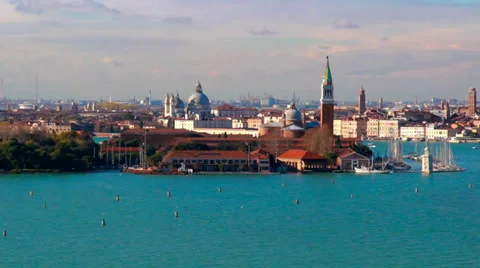 Punta Della in Venice Italy Stock Footage 37012324