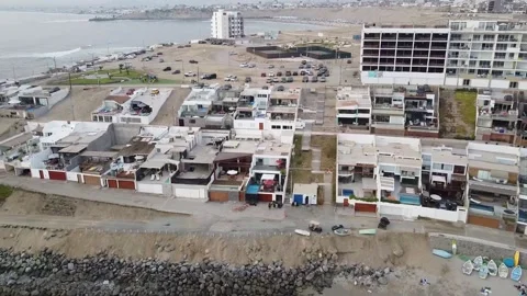 Punta Hermosa from above 2 Stock Footage 237140424