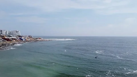 Punta Hermosa views 2 Stock Footage 236324231