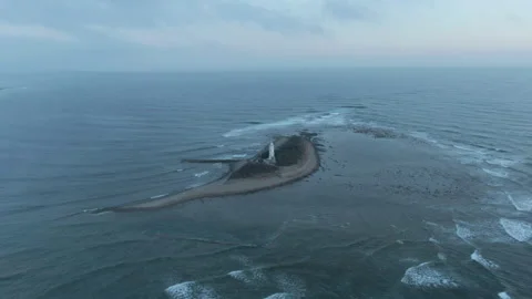 Punta Licosa 库存影片 302940939