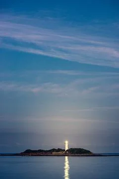 Punta licosa lighthouse-2 Stock Photos