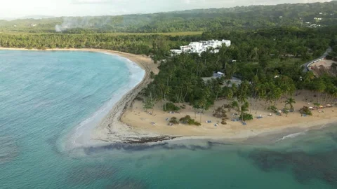 Punta-popy-beach-post-rain-drone-4k-03 Video stock 318006083