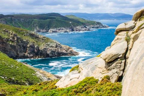 Punta Roncadoira, Spain Stock Photos