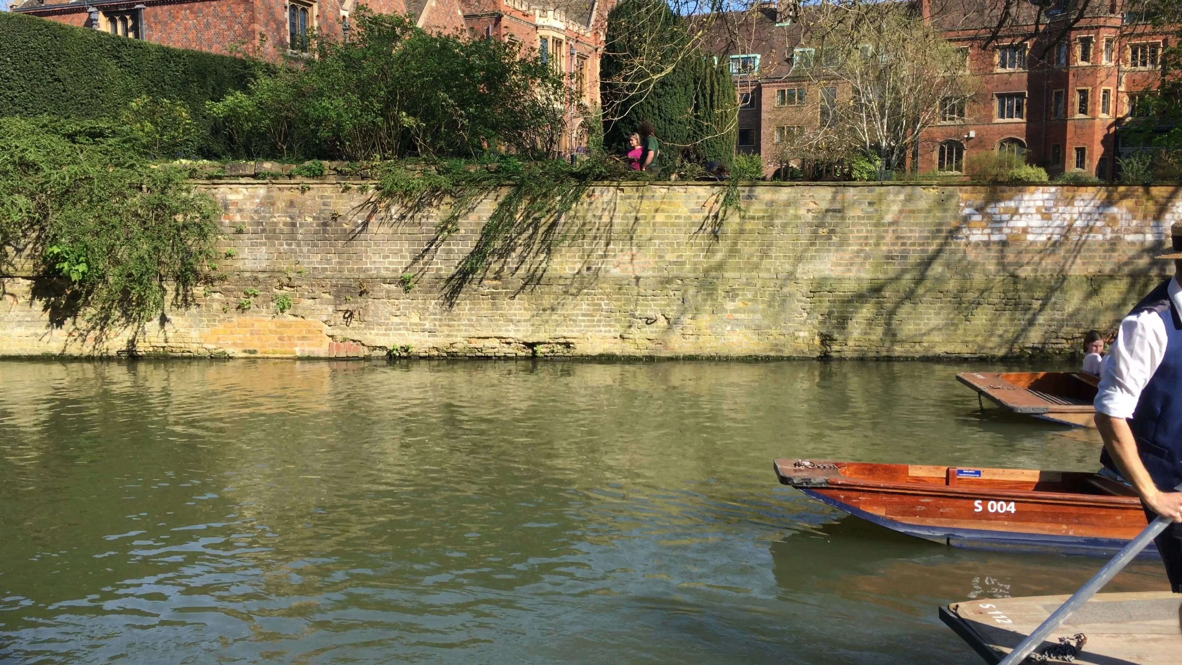 Punting on the River Cam, Cambridge, UK