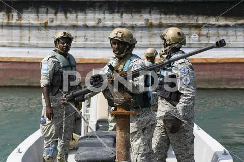 Puntland Maritime Police Force patrol Gulf of Aden, Somalia - 23 Nov ...