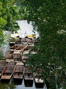 Punts Cambridge Stock Photos