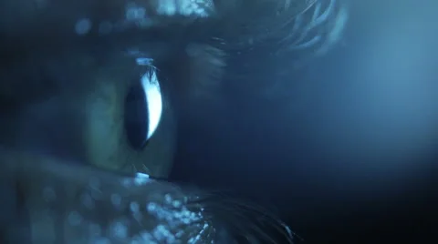Pupil in the dark, close up Stock Footage 43742522
