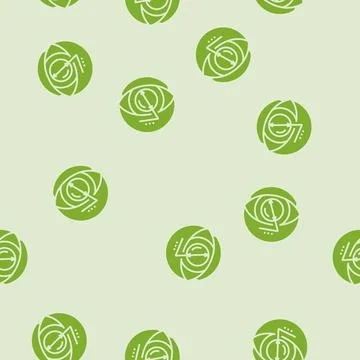 Pupil dilation optometry vision eye glyph seamless pattern Illustrazione stock