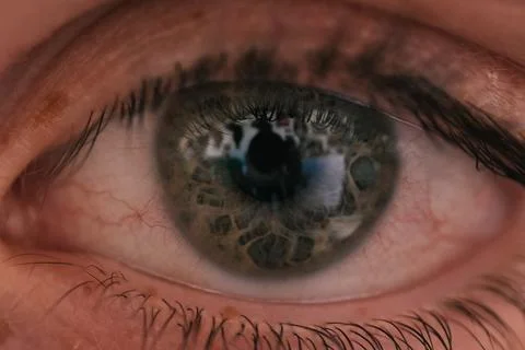 Pupil of human eye Stock Photos