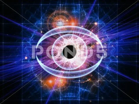 Pupil of technology Stock Illustration