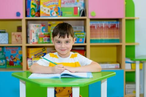 Pupil from ukraine Stock Photos