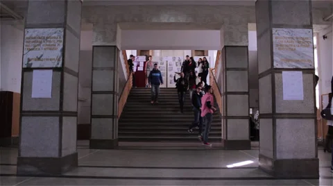 Pupils High School Stock Footage 33036750