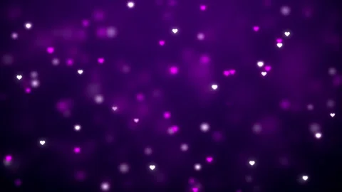 Puple background of hearts Video stock 324597217
