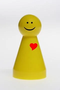 Puppe mit Herz Stock Photos