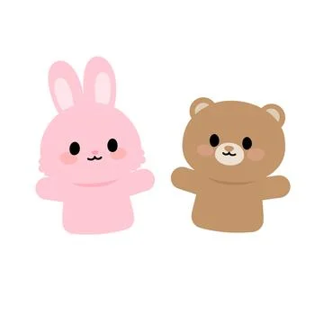 Puppet animal Stock Illustration