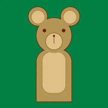 Puppet Bear Stock Illustration