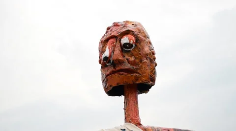 Puppet carnival. Stock Footage 43975497