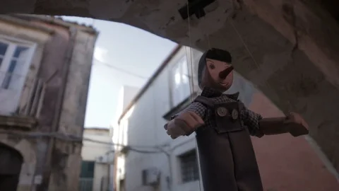 Puppet doll Stock Footage 89453934