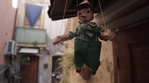 Puppet doll Stock Footage 89454301