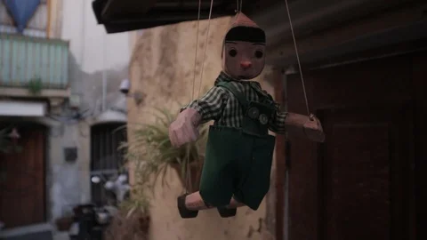 Puppet doll Stock Footage 89454324