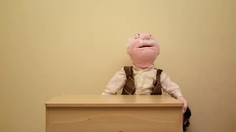 Puppet funny show cute Video stock 75162038